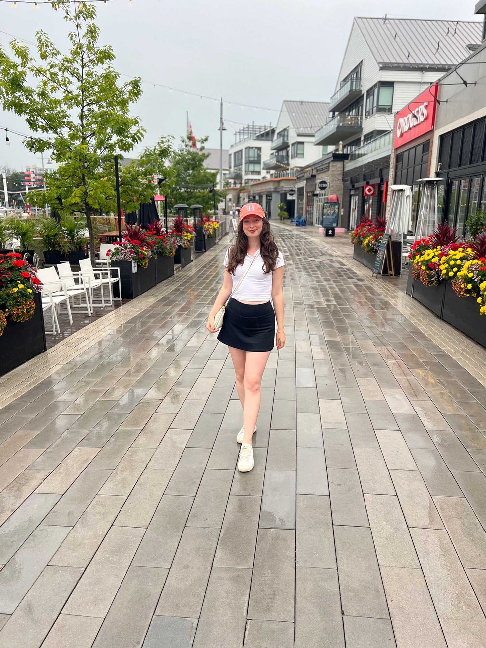 Madeline on the Promenade.