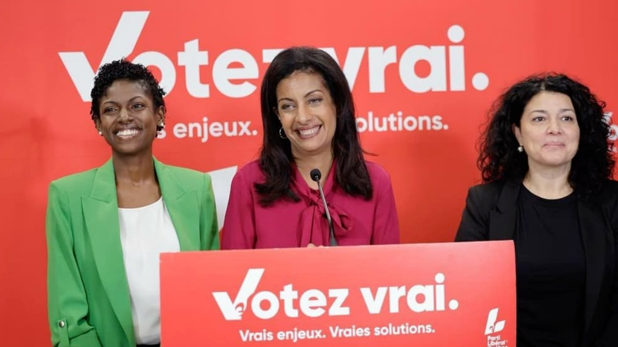 Madwa-Nika Cadet, Dominique Anglade et Filomena Rotiroti.