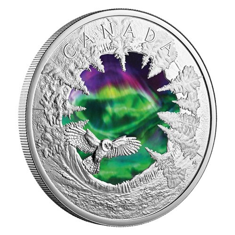 Magic of the Northern Lights Fine Silver Coin.