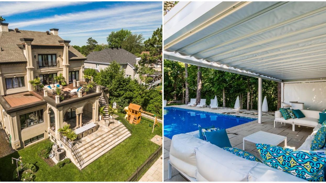 Maison à Rosemère avec une cour arrière digne d'un resort