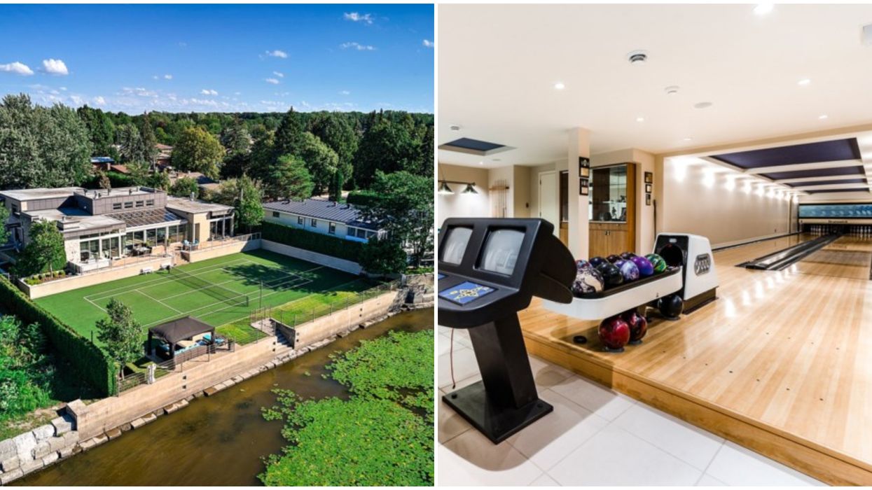 Maison à vendre à Montréal avec une allée de bowling et un terrain de tennis