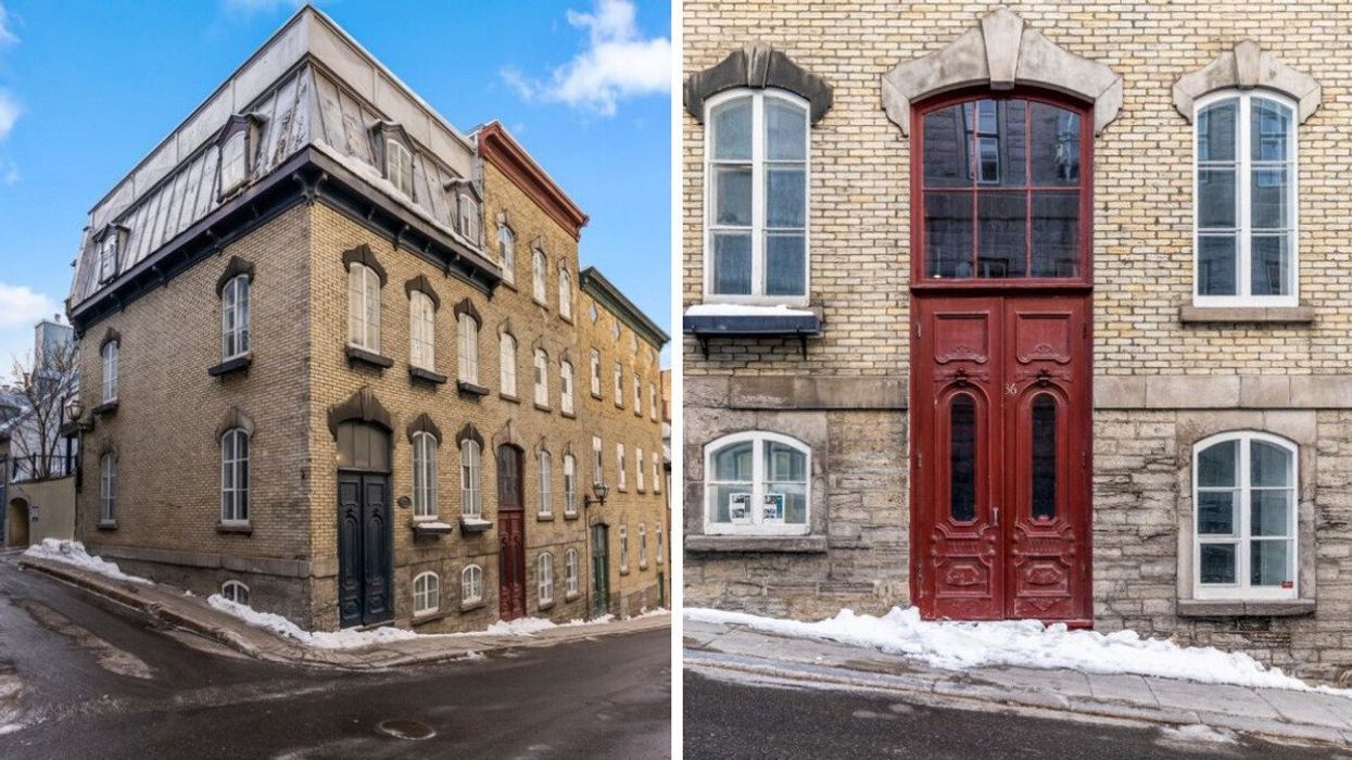 Maison à vendre dans le Vieux-Québec.