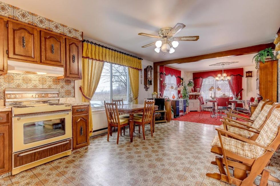 Maison de style ann\u00e9es 1950.