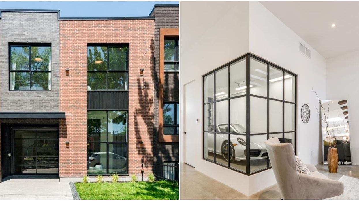 Maison élégante à vendre à Montréal avec un garage presque dans le salon