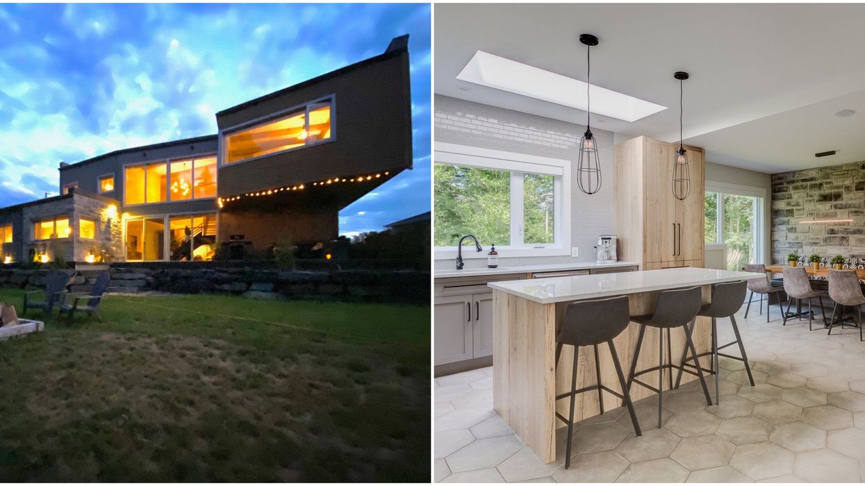 Maison en Estrie aux allures futuristes parfaite pour le minimaliste en toi