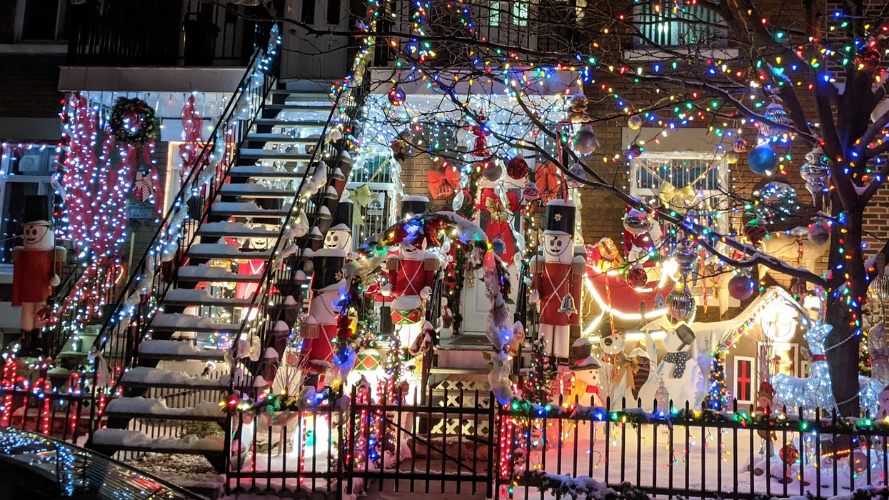 Maisons décorées pour Noël à Montréal