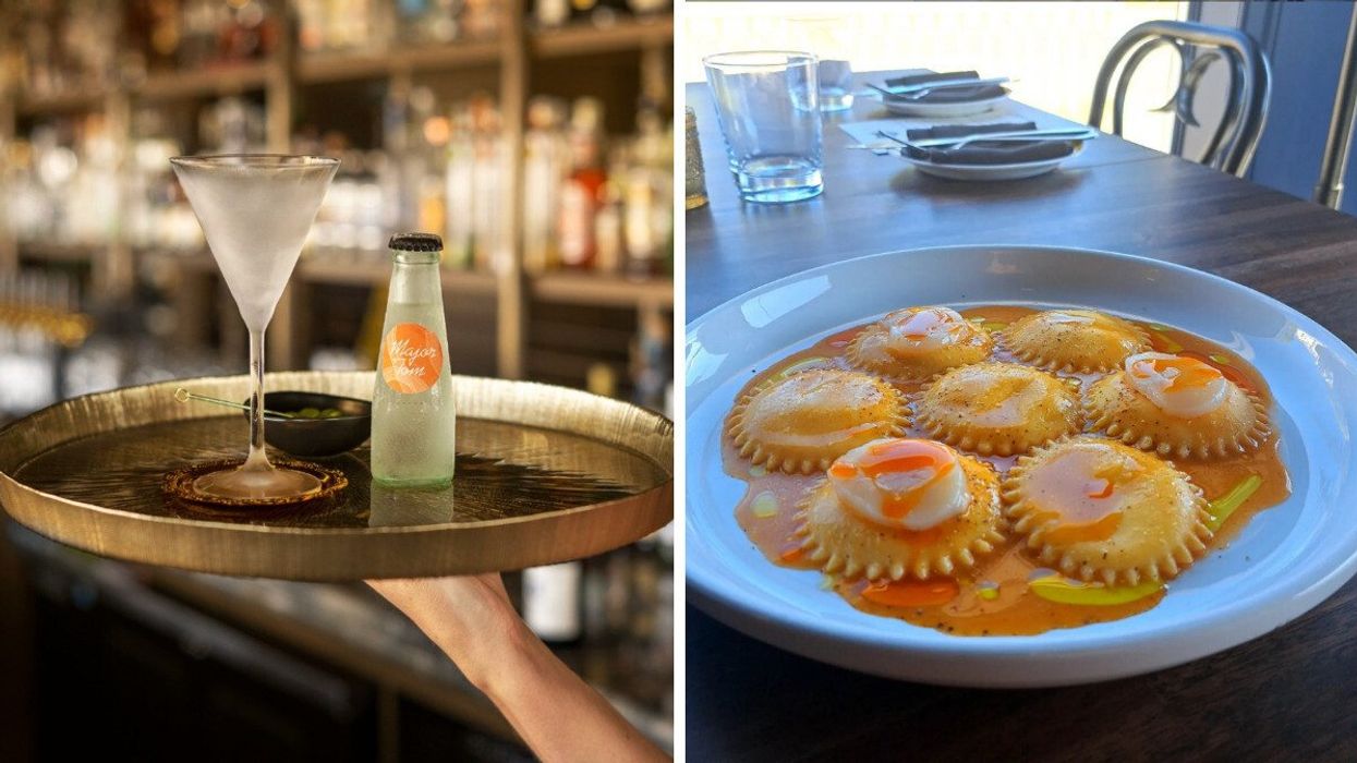 Major Tom in Calgary. Right: Bar Gigi Calgary.