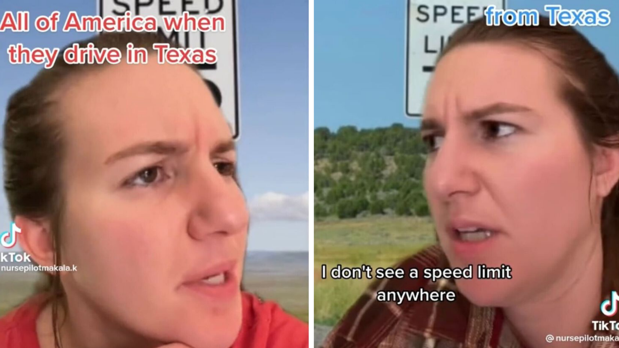 Makala Khur in her viral TikTok.
