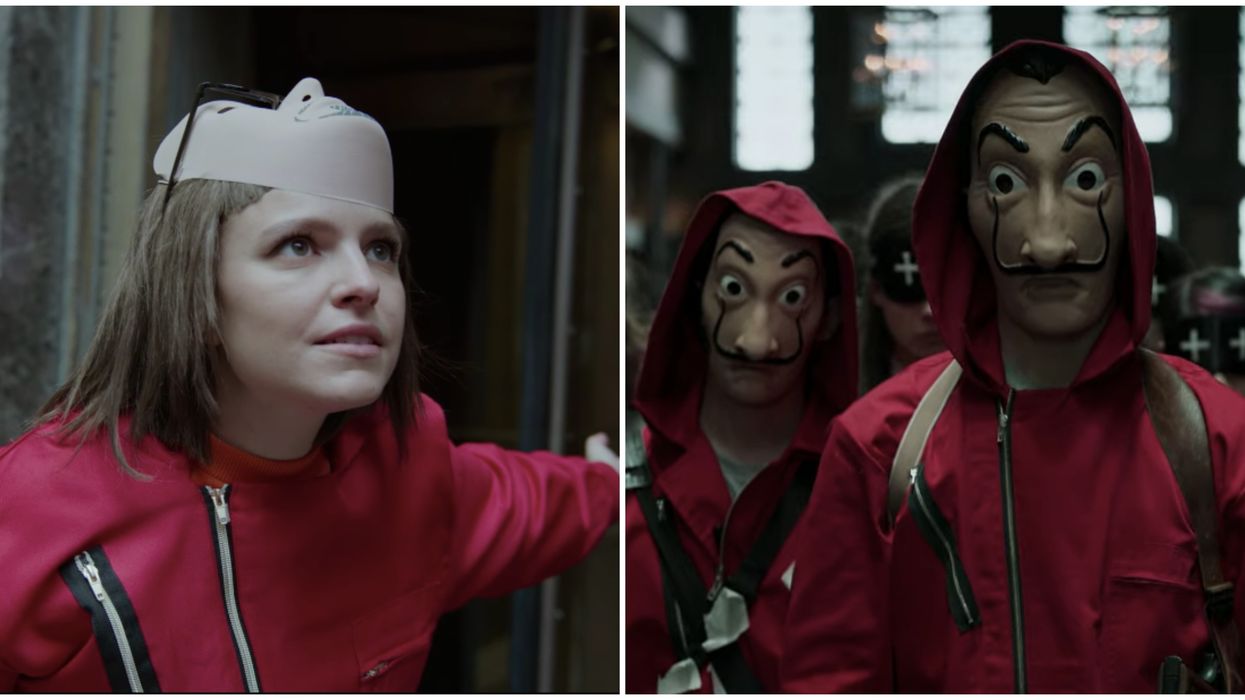 Mammouth 2020 : Parodie de La Casa de papel
