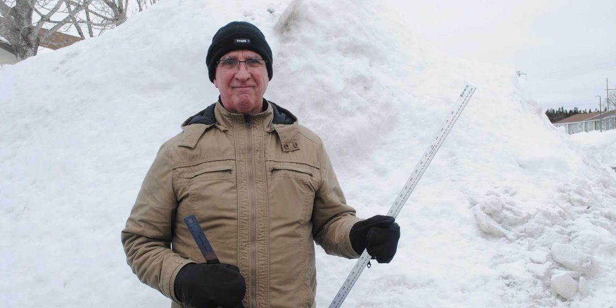 ‘Old guy with a ruler’ has gone viral for documenting Newfoundland’s record-breaking winter ‘Old guy with a ruler’ has gone viral for documenting Newfoundland’s record-breaking winter