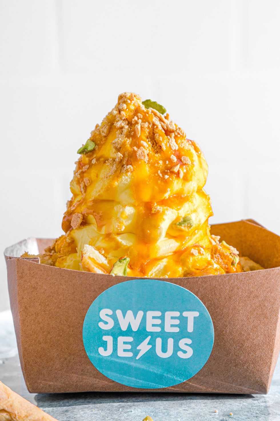 Mango pistachio sundae from Sweet Jesus.