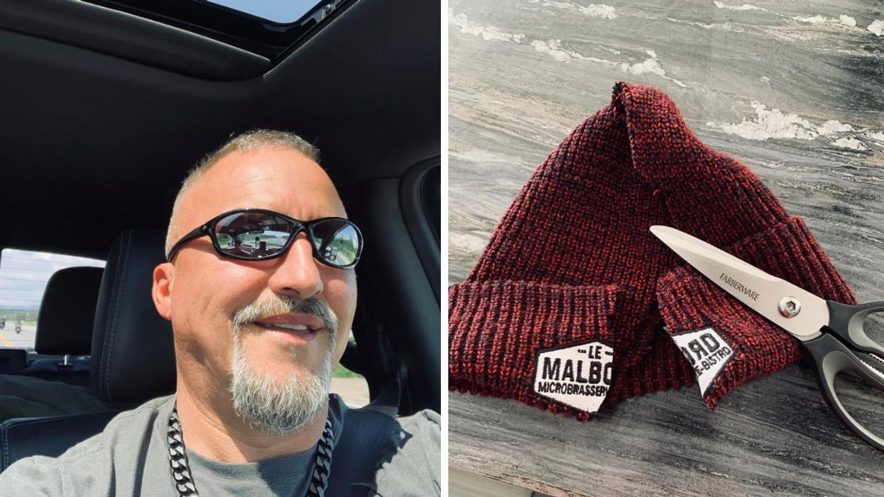 Manif à Québec: Rambo porte une tuque à l'effigie d'une microbrasserie et elle réagit