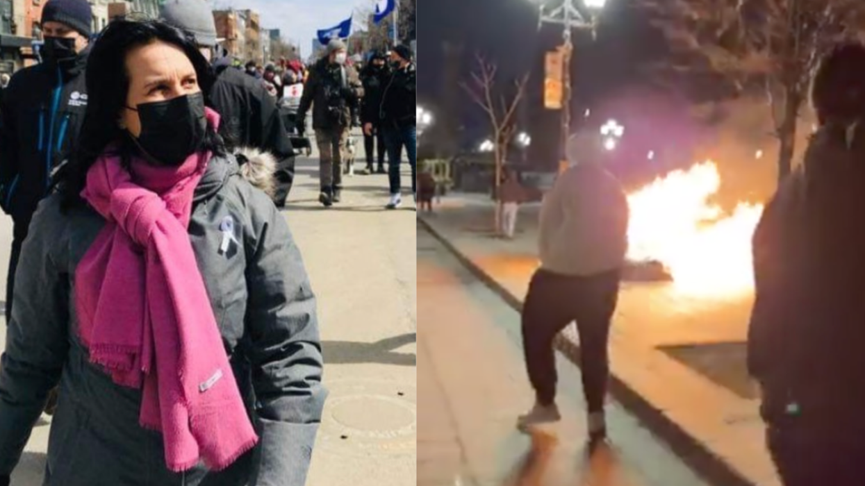 Manifestation anti-couvre-feu à Montréal: Valérie Plante juge le grabuge « inacceptable »