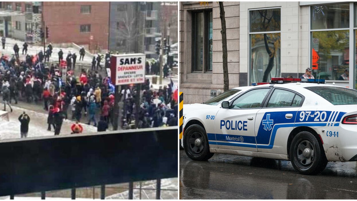 Manifestation Montréal : 280 constats d'infraction remis ce dimanche par le SPVM