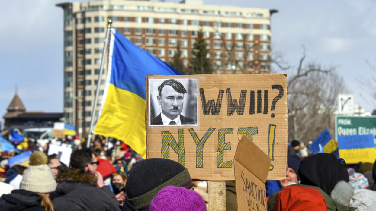 Manifestations contre la guerre en Ukraine.