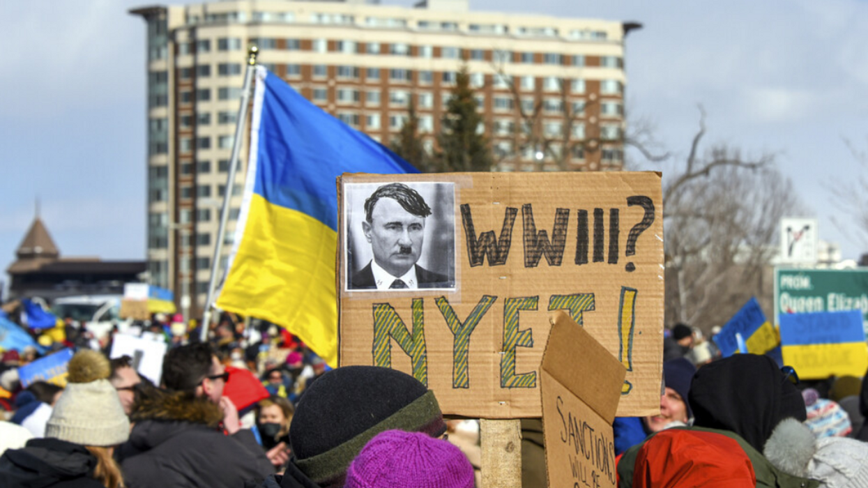 Manifestations contre la guerre en Ukraine.