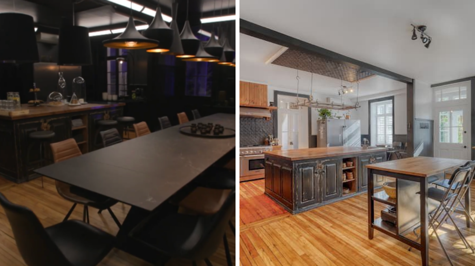 Manoir Maplewood \u00e0 Star Acad\u00e9mie. Droite : Manoir Maplewood.