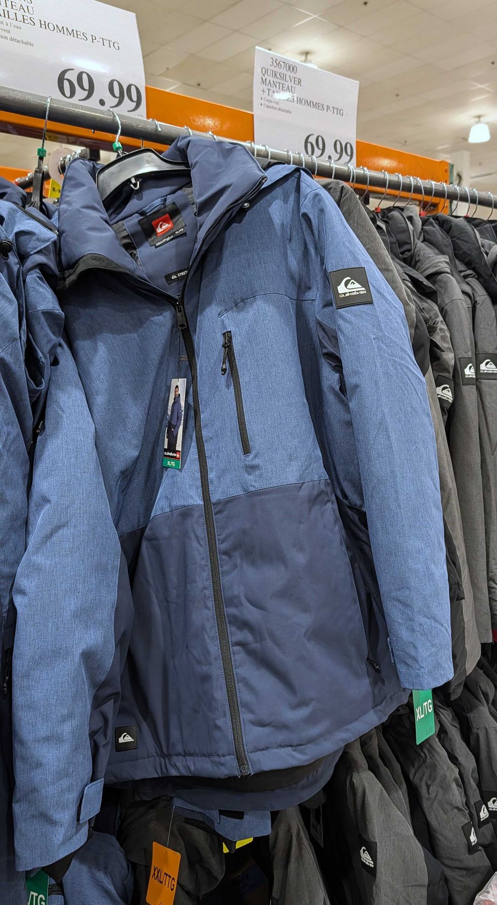 Manteau Quicksilver.