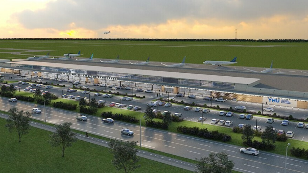 Maquette aéroport St-Hubert.