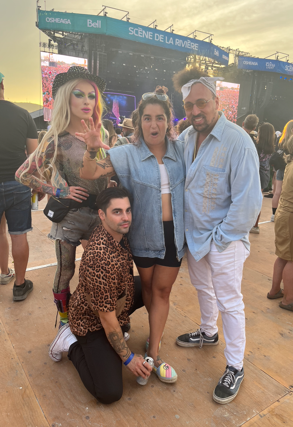 Mariana Mazza, Rainbow Drag, Ga\u00ebl Comtois et King Melrose \u00e0 Osheaga.