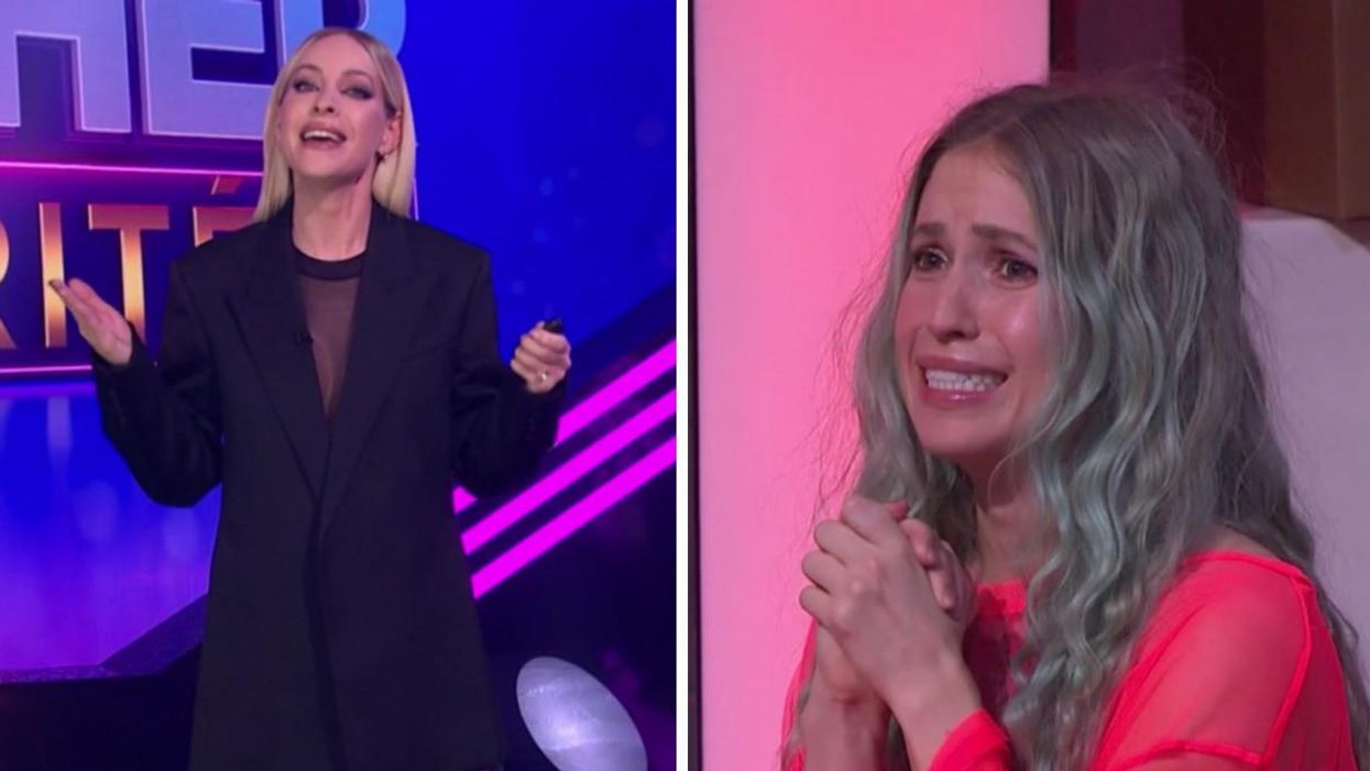 Marie-Mai à Big Brother Célébrités. Droite : Claudia Bouvette à Big Brother Célébrités.