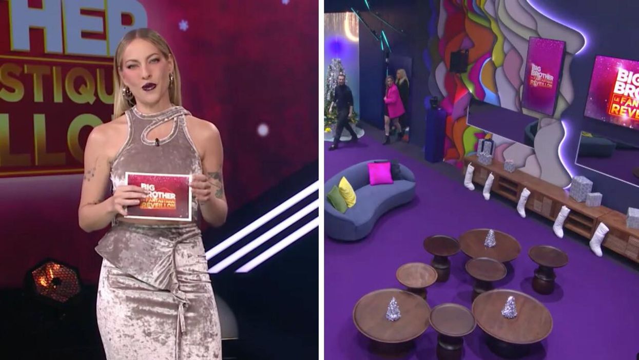 Marie-Mai. Droite : Maison de Big Brother Célébrités 3.
