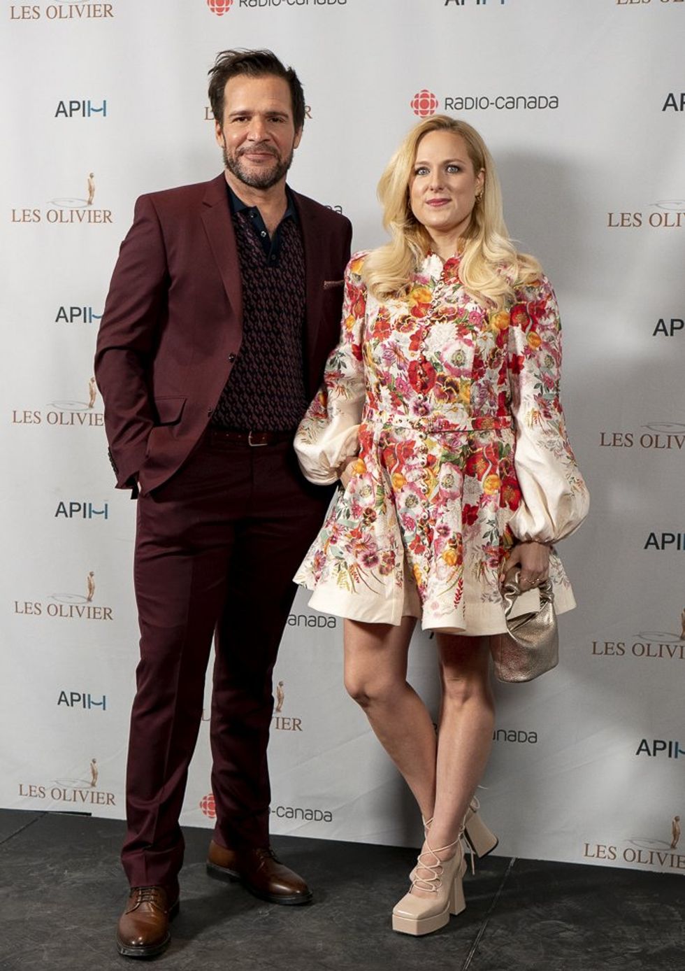 Marie-Soleil Dion et Louis-Olivier Mauffette.