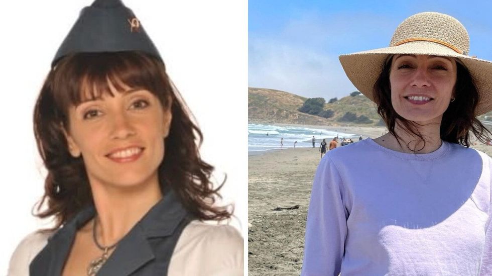 Marilyse Bourke dans Une grenade avec \u00e7a?. Droite : Marilyse Bourke.