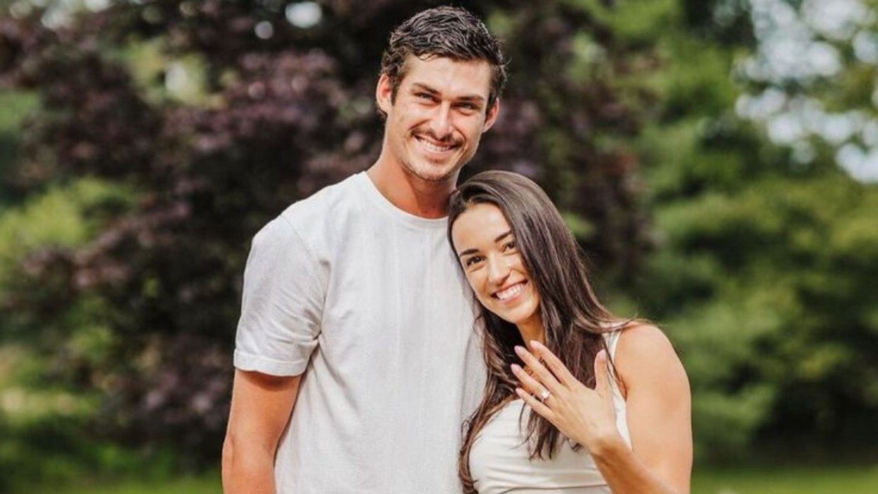 Mason Marchment and his fiancée Alexis Durham.