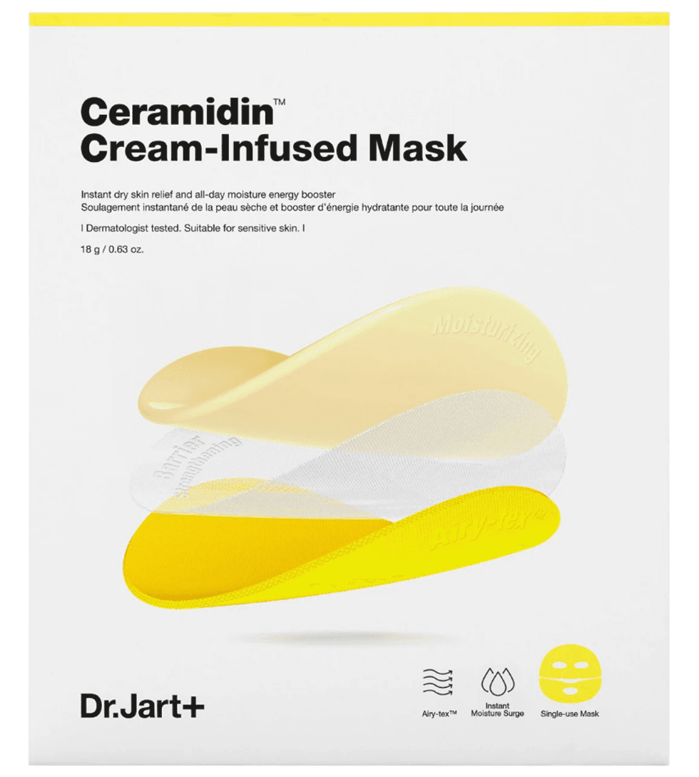 Masque infus\u00e9 de cr\u00e8me Ceramidin de Dr. Jart+ vendu au Sephora.