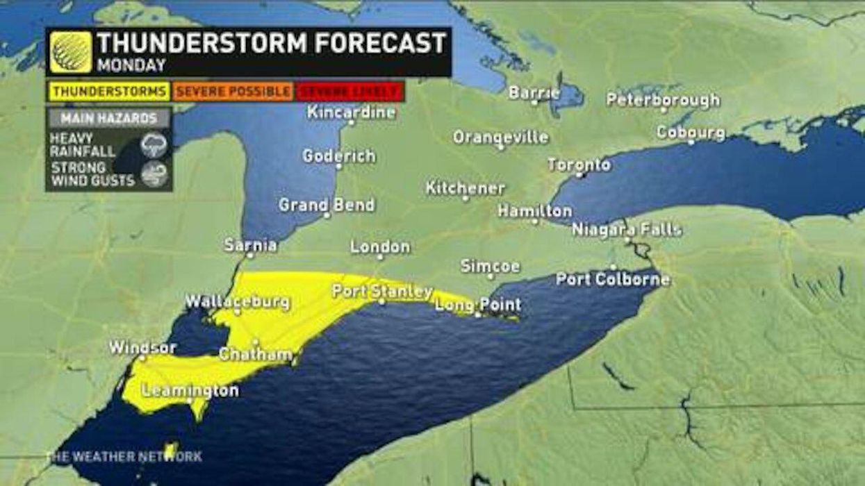 Parts Of Ontario Are Getting Hit With Thunderstorms Every Single Day This Week