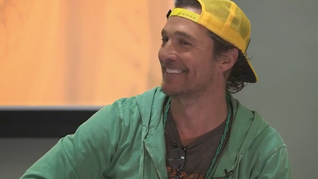 Matthew McConaughey Spotted On A UT Austin Zoom Call Is Adorable