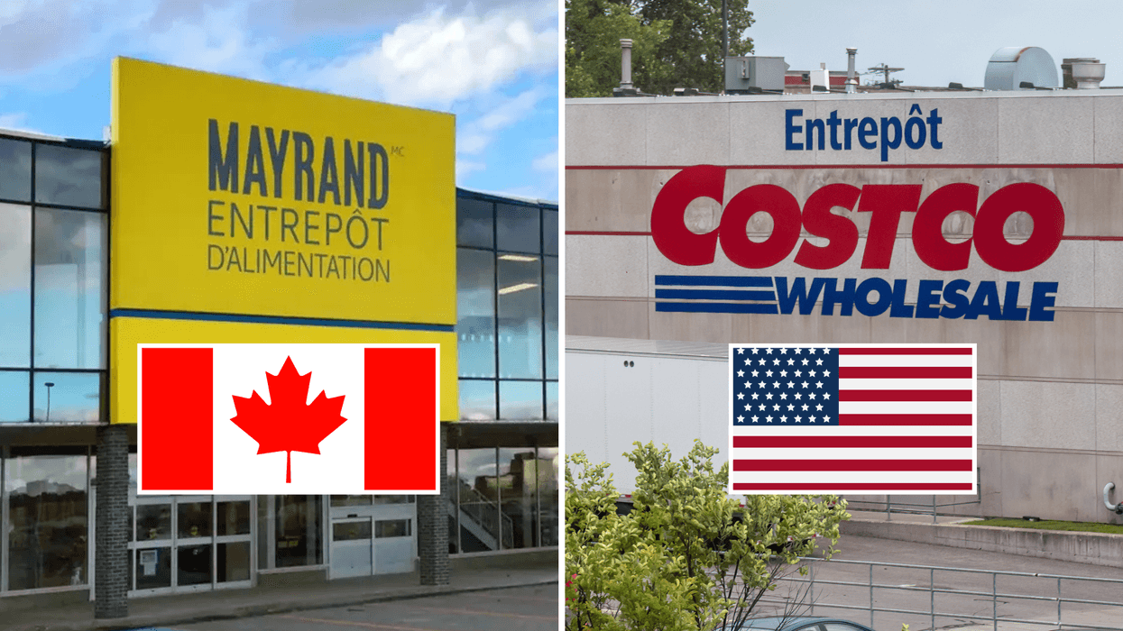 Mayrand. Droite : Costco.