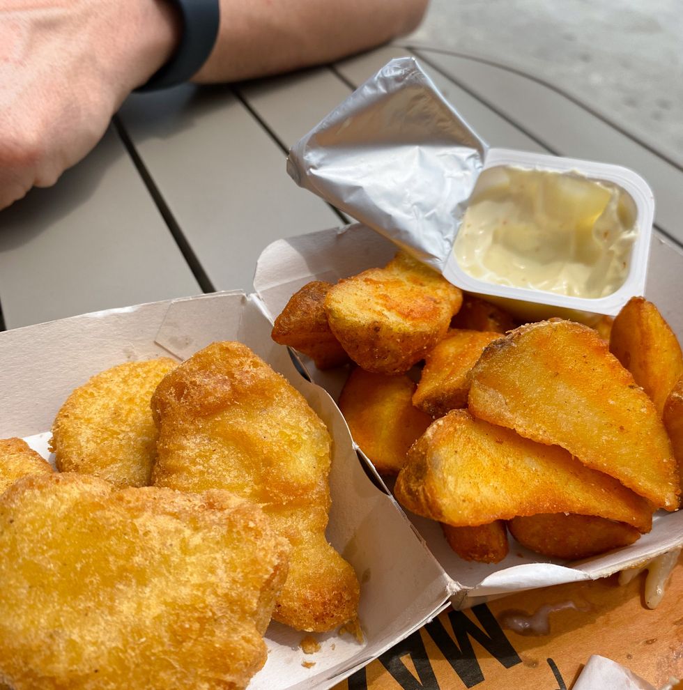 McCroquettes et patates Deluxe.