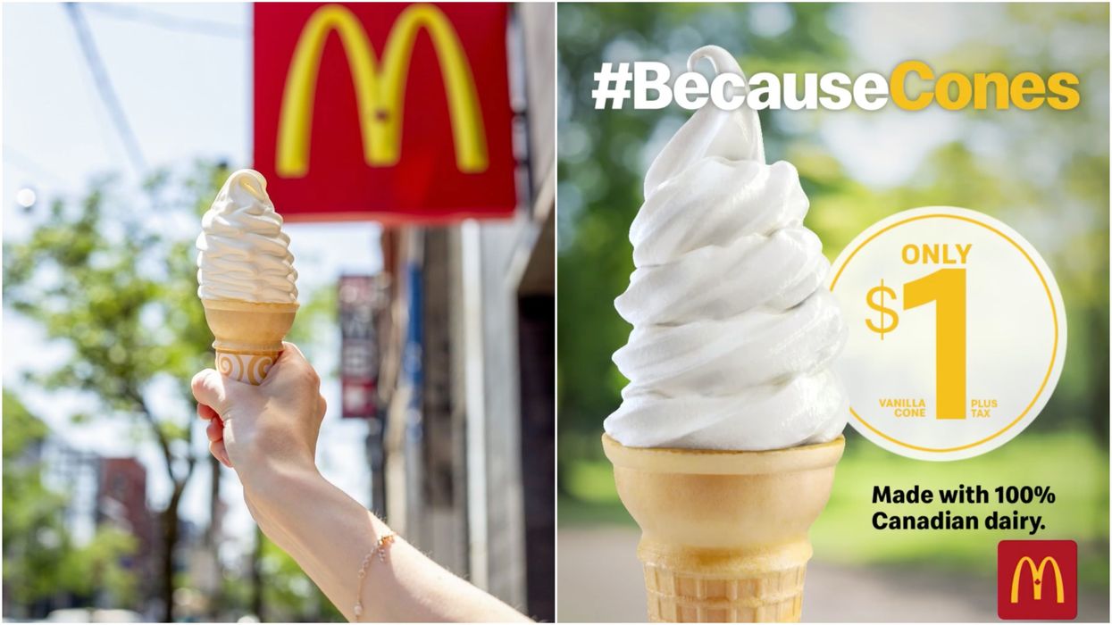 McDonald's Canada $1 Cones Are Making A Comeback Just In Time For Summer