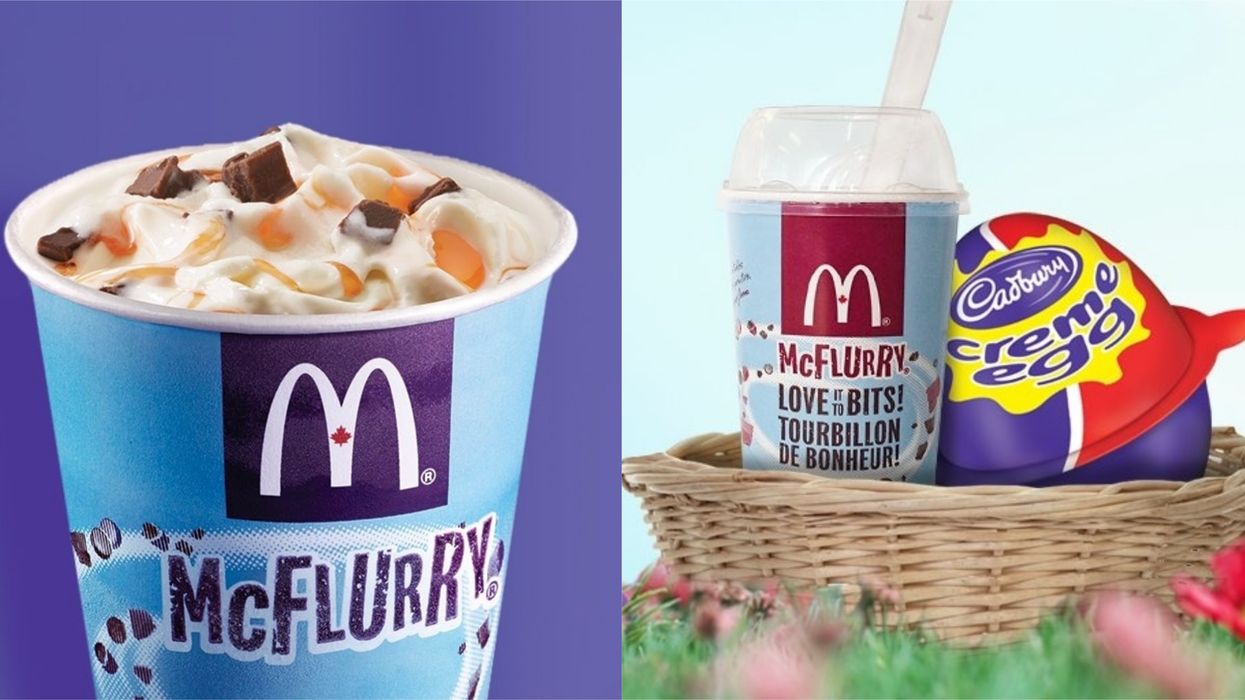 McDonald's Canada Cadbury Creme Egg McFlurry Is Back