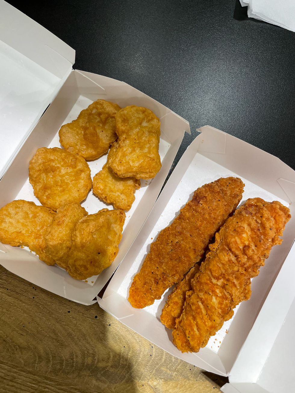 McDonald's Chicken Nuggets & Chicken Tenders.