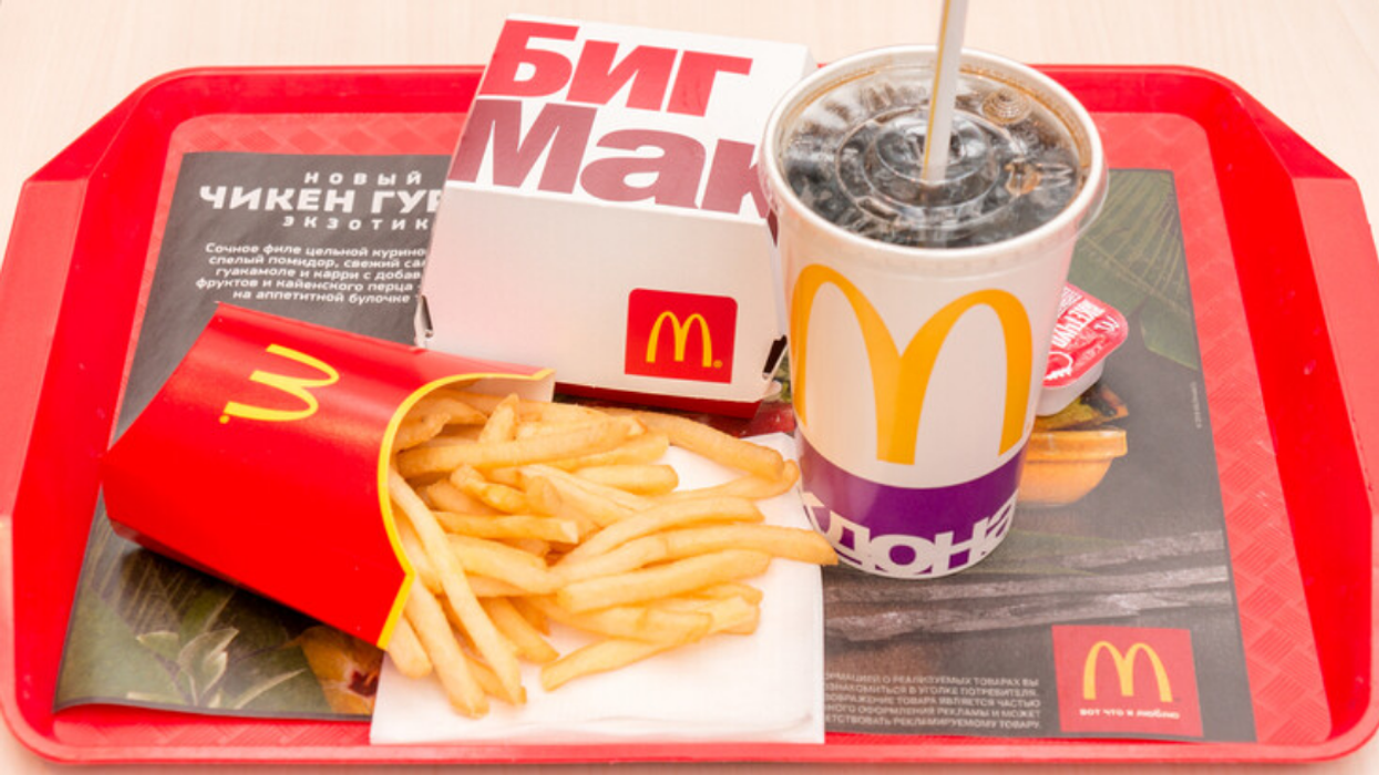 McDonald's en Russie.