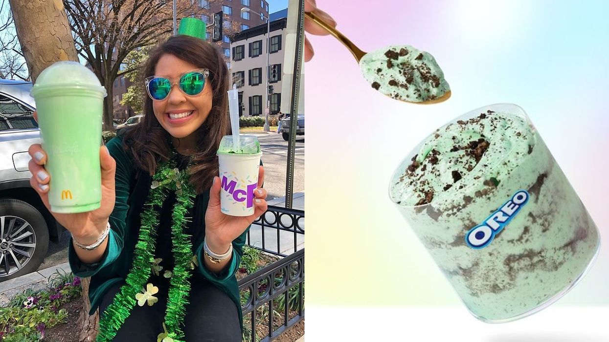 McDonald's Shamrock Shake Oreo Shamrock McFlurry St. Patrick's Day