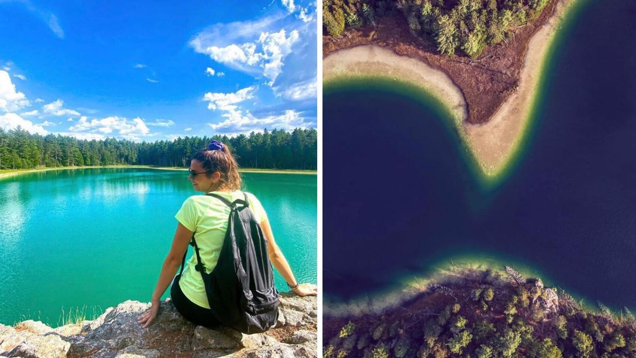 McGinnis Lake in Petroglyphs Provincial Park.