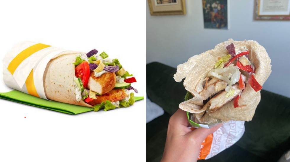 McWrap \u00e0 la lime vivifiante.