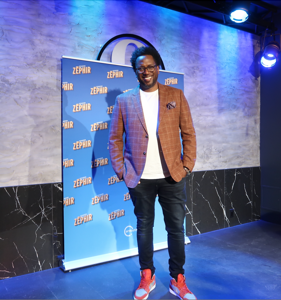 Meeker Guerrier au premier one-man show de Richardson Z\u00e9phir.