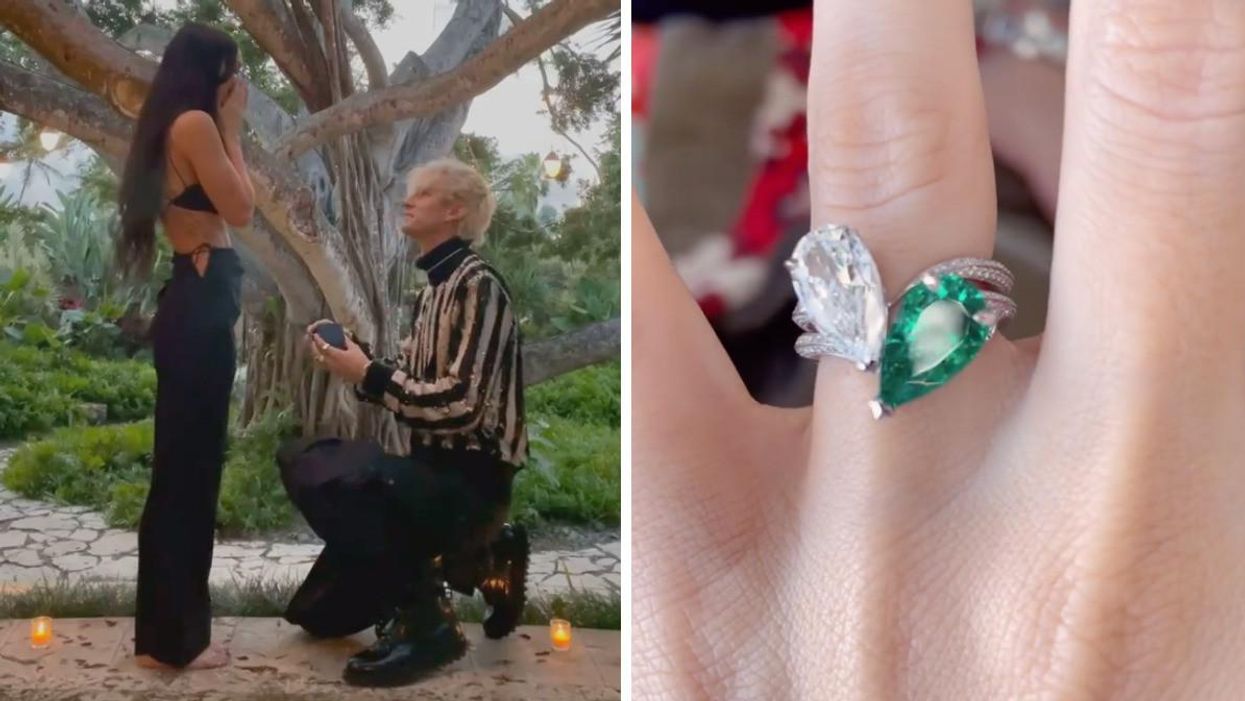 Megan Fox Just Got Engaged To Machine Gun Kelly & Then They 'Drank Each Other's Blood'