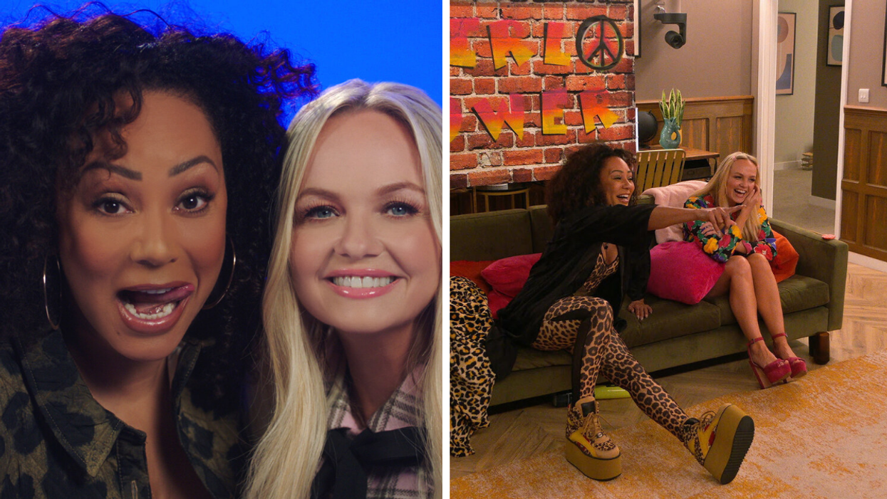 Melanie Brown and Emma Bunton from the Spice Girls.