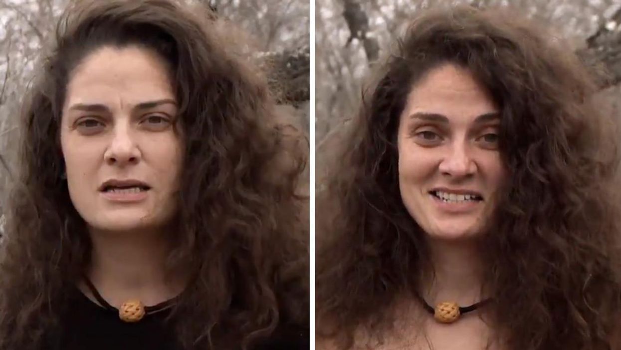 Melanie Rauscher on Discovery Channel's "Naked and Afraid XL."