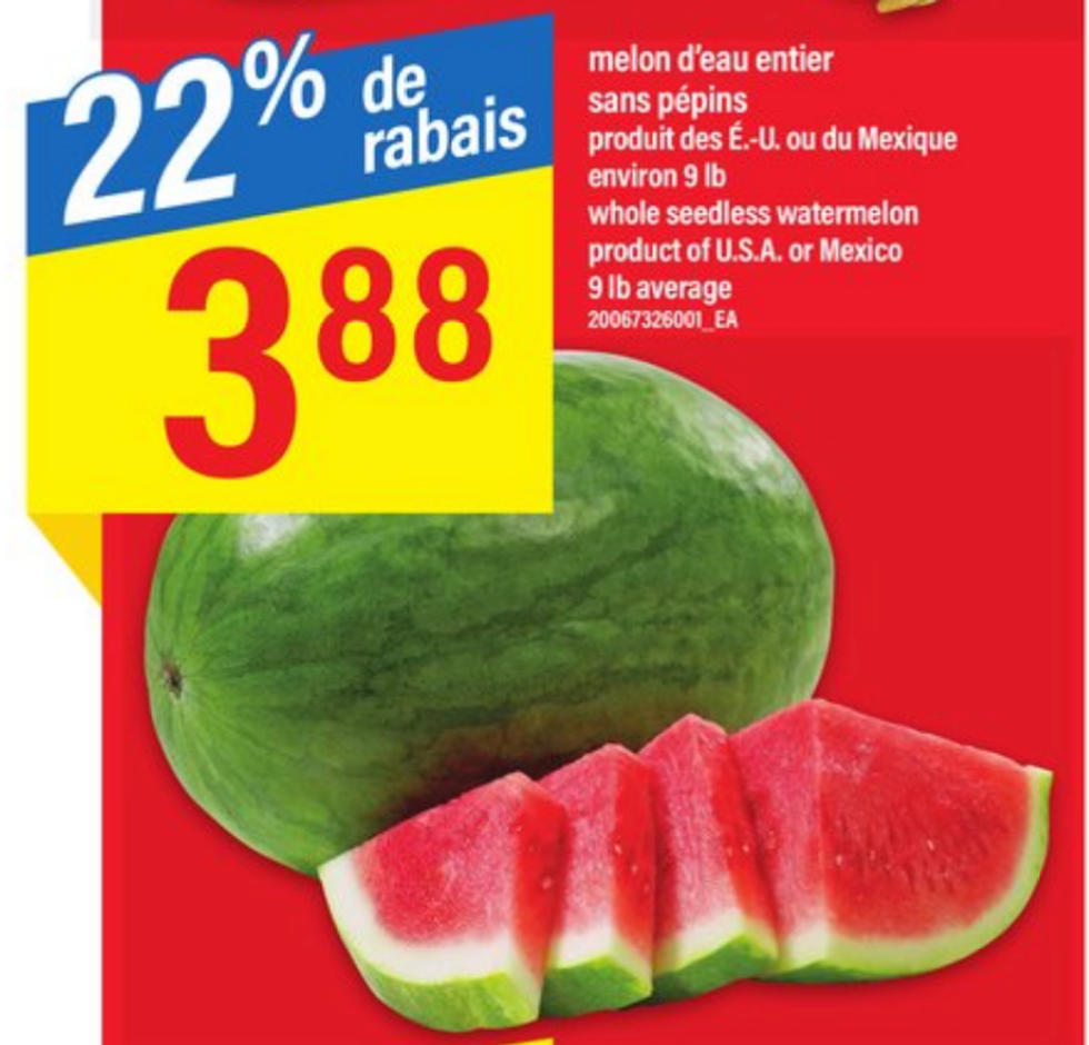 Les aubaines d'épicerie qui valent vraiment la peine chez Maxi et Walmart cette semaine Narcity