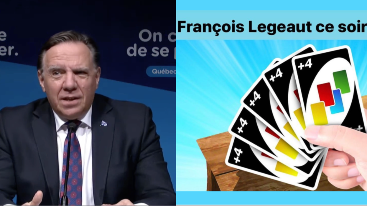 MEMES réaction Legault