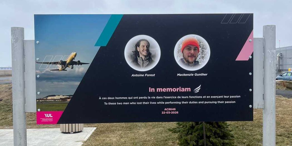 Memorial for Air Canada pilots who died in crash Memorial for Air Canada pilots who died in crash