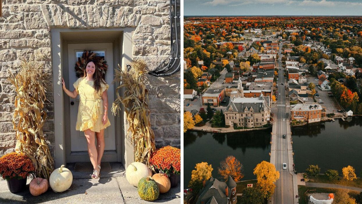 Merrickville, Ontario. Right: Carleton Place, Ontario.