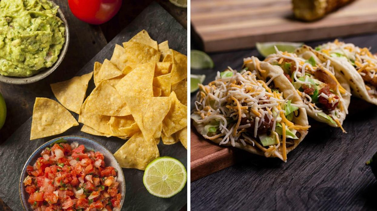 Mexican Food at Cinco de Mayo event.
